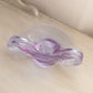 Vintage Tiffin Purple Neodymium Glass Empress Rams Head Bowl