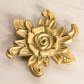Vintage Virginia Metalcrafters Brass Flower Trivet