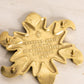 Vintage Virginia Metalcrafters Brass Flower Trivet
