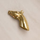 Vintage Virginia Metal Crafters Brass Horse Head Clip