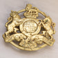 Vintage Virginia Metal Crafters Brass Lion Crest King's Arms Trivet