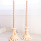 Vintage Westmoreland Almond Milk Glass Doric Candlestick