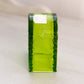 Vintage Westmoreland Arch Shaped Green Glass Decorative Clock Figurine