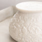 Vintage Westmoreland Bramble Large White Milk Glass Leaf Lidded Jar