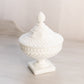Vintage Westmoreland English Hobnail Short Milk Glass Lidded Dish