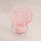Vintage Westmoreland Extra Small Pale Pink Ruffle Edge Glass Vase