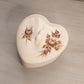 Vintage Westmoreland Glass Almond Lidded Heart Dish