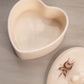 Vintage Westmoreland Glass Almond Lidded Heart Dish
