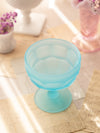 Vintage Westmoreland Glass Blue Mist Champagne/Tall Sherbet Dish
