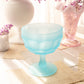 Vintage Westmoreland Glass Blue Mist Champagne/Tall Sherbet Dish