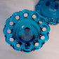 Vintage Westmoreland Glass Blue Doric Candle Stick