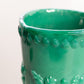 Vintage Westmoreland Glass Green Slag Argonaut Vase Shell and Dolphin Accents