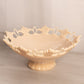 Vintage Westmoreland Glass Large Almond Lattice Edge Ring & Petal Bowl