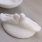 Vintage Westmoreland Glass Oval White Birds on Nest Lidded Dish