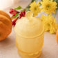 Vintage Westmoreland Glass Satin Yellow Paneled Grape Lidded Jar