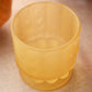 Vintage Westmoreland Glass Satin Yellow Paneled Grape Lidded Jar