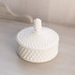 Vintage Westmoreland Glass White Milk Glass Hobnail Lidded Dish