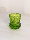 Vintage Westmoreland Green Glass Toothpick Holder