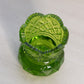 Vintage Westmoreland Green Glass Toothpick Holder