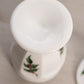 Vintage Westmoreland Holly Berry White Milk Glass Lidded Dish