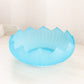Vintage Westmoreland Large Blue Satin Glass Lotus Flower Bowl
