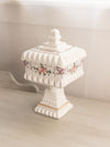 Vintage Westmoreland Large Floral White Milk Glass Wedding Box