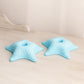 Vintage Westmoreland Light Blue Milk Glass Starfish Candleholder