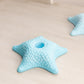 Vintage Westmoreland Light Blue Milk Glass Starfish Candleholder