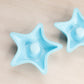 Vintage Westmoreland Light Blue Milk Glass Starfish Candleholder