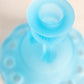 Vintage Westmoreland Light Blue Satin Glass Doric Candlestick