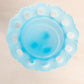 Vintage Westmoreland Light Blue Satin Glass Doric Candlestick