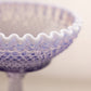 Vintage Westmoreland Lilac Opalescent Glass Hobnail Compote