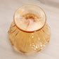 Vintage Westmoreland Medium Amber Glass Footed Lotus Bowl