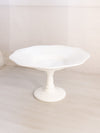 Vintage Westmoreland Medium White Milk Glass Hobnail Pedestal Dish