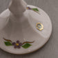 Vintage Westmoreland Milk Glass Floral Detail Lidded Dish