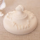 Vintage Westmoreland Off White Matte Glass Lidded Argonaut Shell Dish
