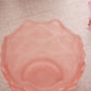 Vintage Westmoreland Pink Satin Glass Old Quilt Lidded Dish