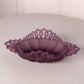 Vintage Westmoreland Purple Satin Glass Oval Lattice Edge Dish