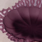 Vintage Westmoreland Purple Satin Glass Oval Lattice Edge Dish