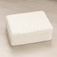 Vintage Westmoreland Rectangular White Milk Glass Lidded Dish