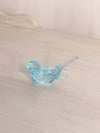 Vintage Westmoreland Small Blue Glass Bird Figurine