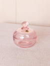 Vintage Westmoreland Small Circular Pink Glass Lidded Dish