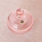 Vintage Westmoreland Small Circular Pink Glass Lidded Dish
