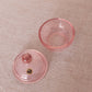 Vintage Westmoreland Small Circular Pink Glass Lidded Dish