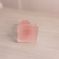 Vintage Westmoreland Small Pink Glass Owl on Books Figurine