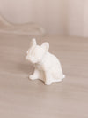 Vintage Westmoreland Small White Milk Glass Bulldog Figurine