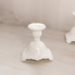 Vintage Westmoreland Small White Milk Glass Ornate Candlestick