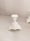 Vintage Westmoreland Small White Milk Glass Ornate Candlestick