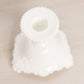 Vintage Westmoreland Small White Milk Glass Ornate Candlestick