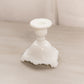 Vintage Westmoreland Small White Milk Glass Ornate Candlestick